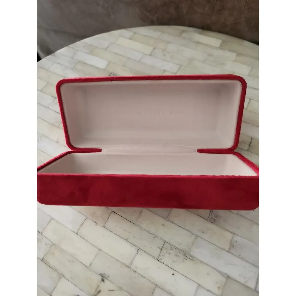 Carolina Herrera velvet eyeglasses or sunglasses case EMPTY